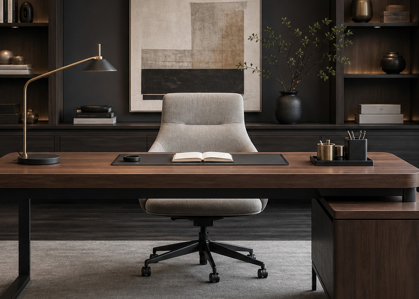 Executive Study Desk detail view