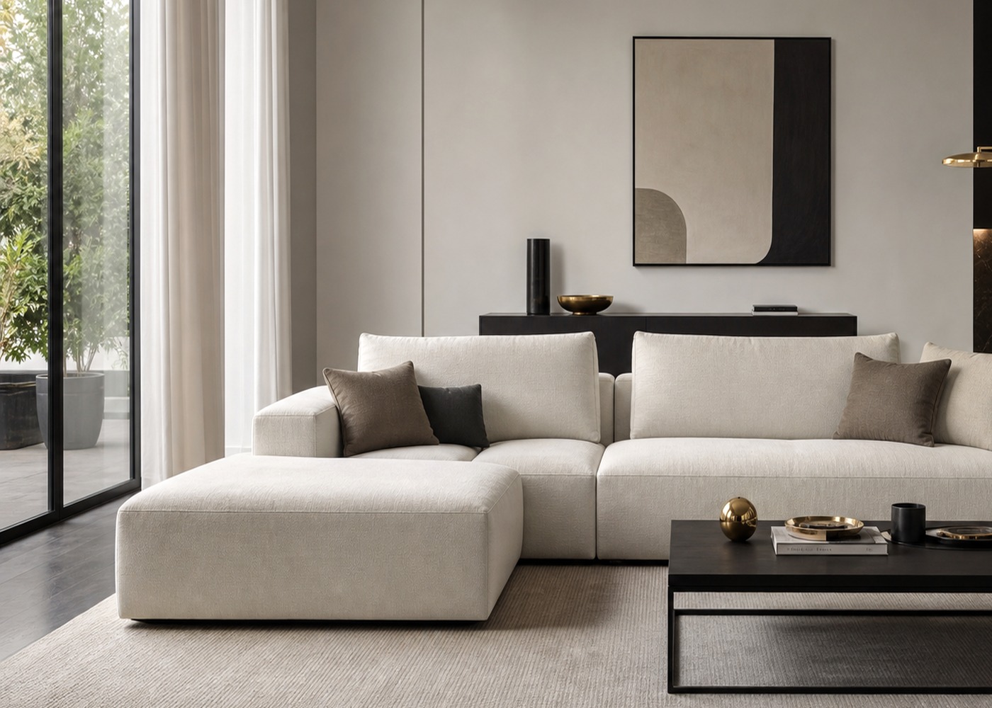 Modular Lounge Sofa scene detail