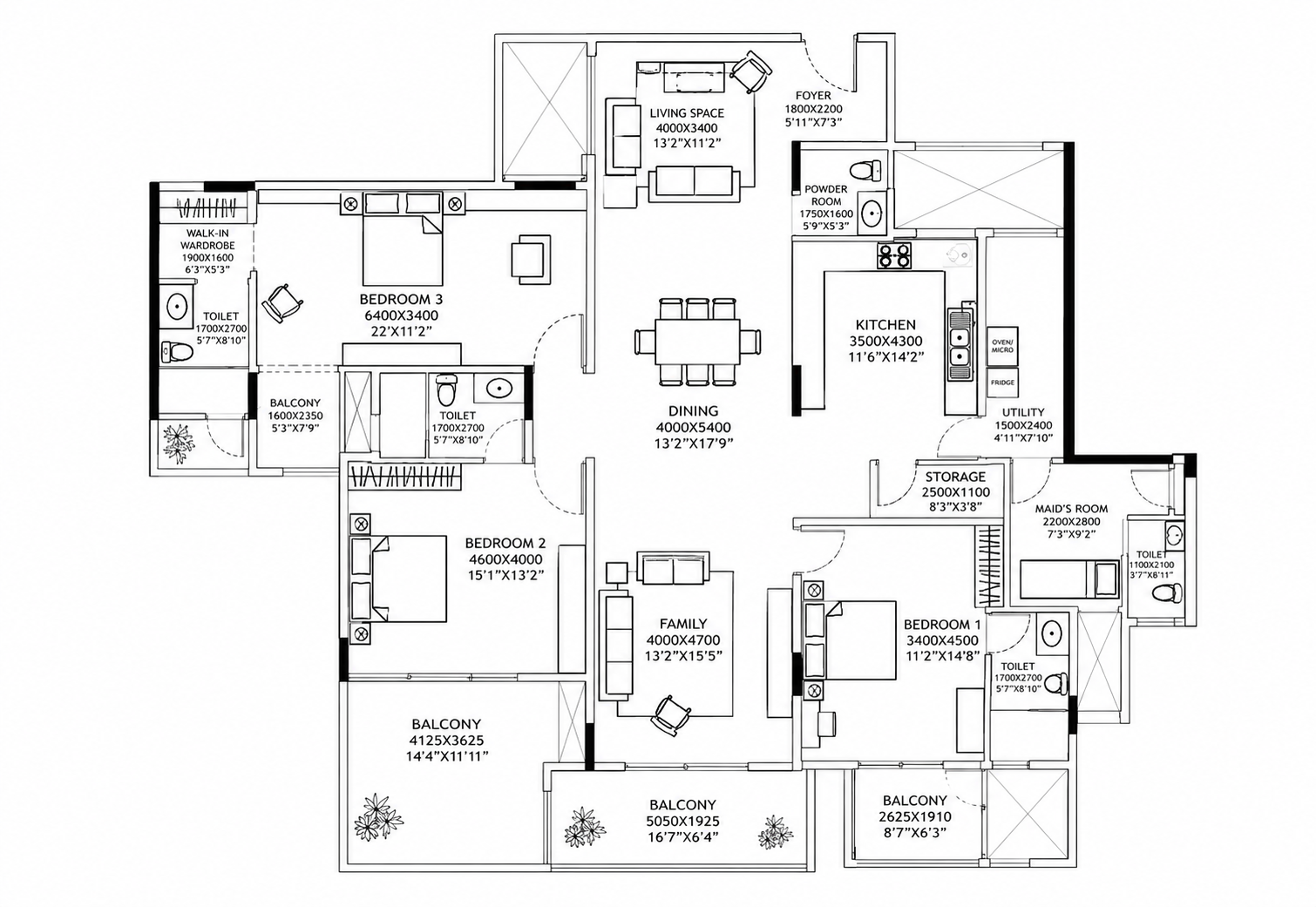 2D floorplan comparison before